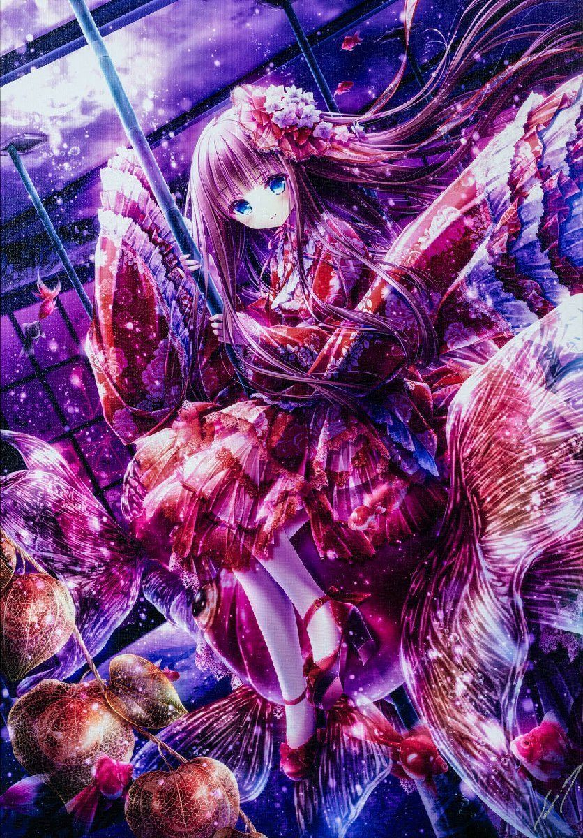 てぃんくる 絵師100人展10 ｢朱に沈む流転｣ 複製原画 - メルカリ