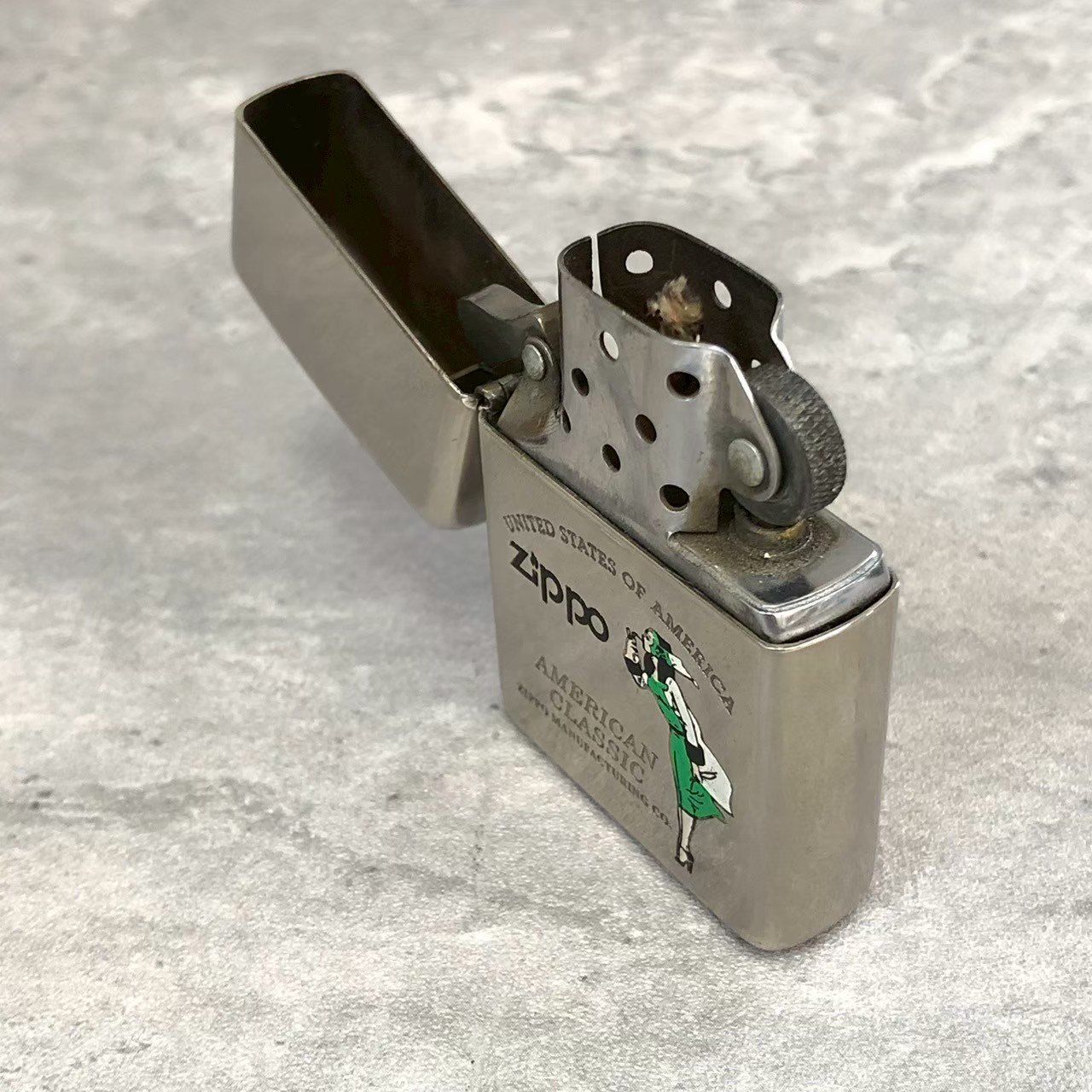 ZIPPO ジッポー Silver Plate シルバー プレート WINDY ウィンディ 