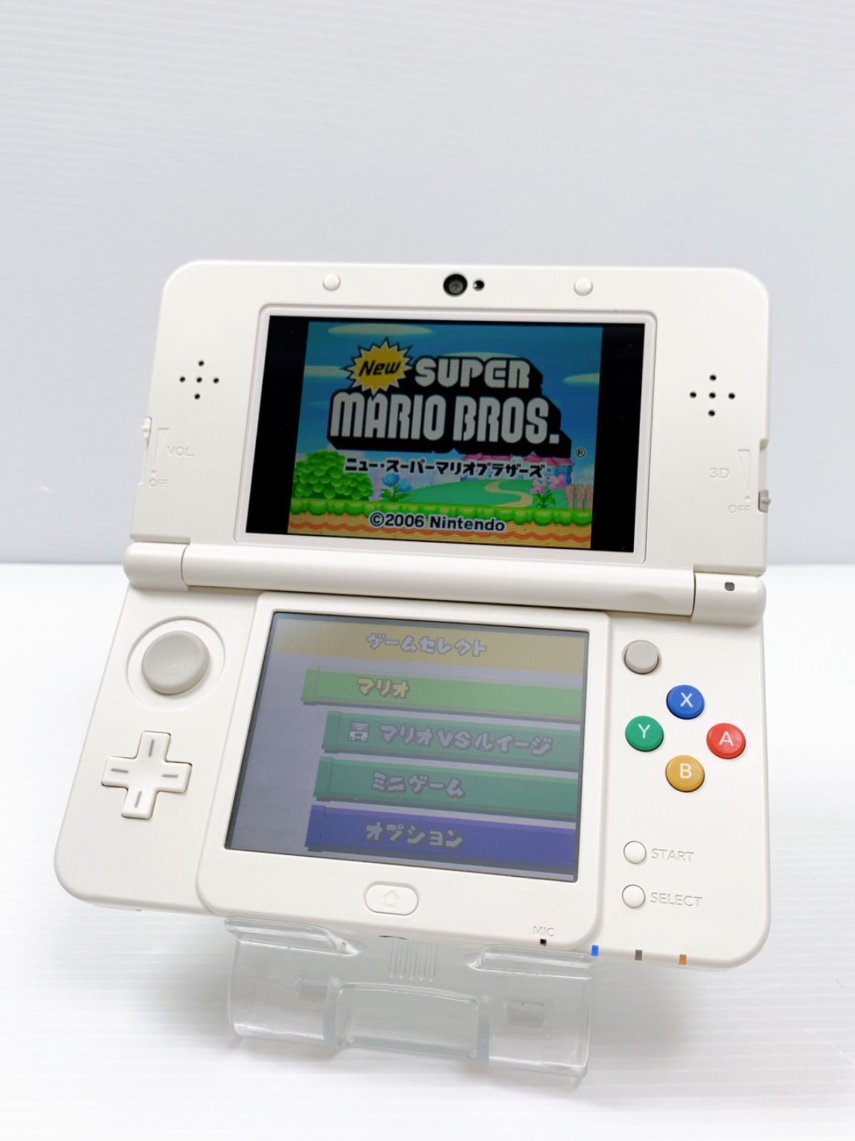 美品 new ニンテンドー 3DS ホワイト すぐ遊べるセット 動作確認