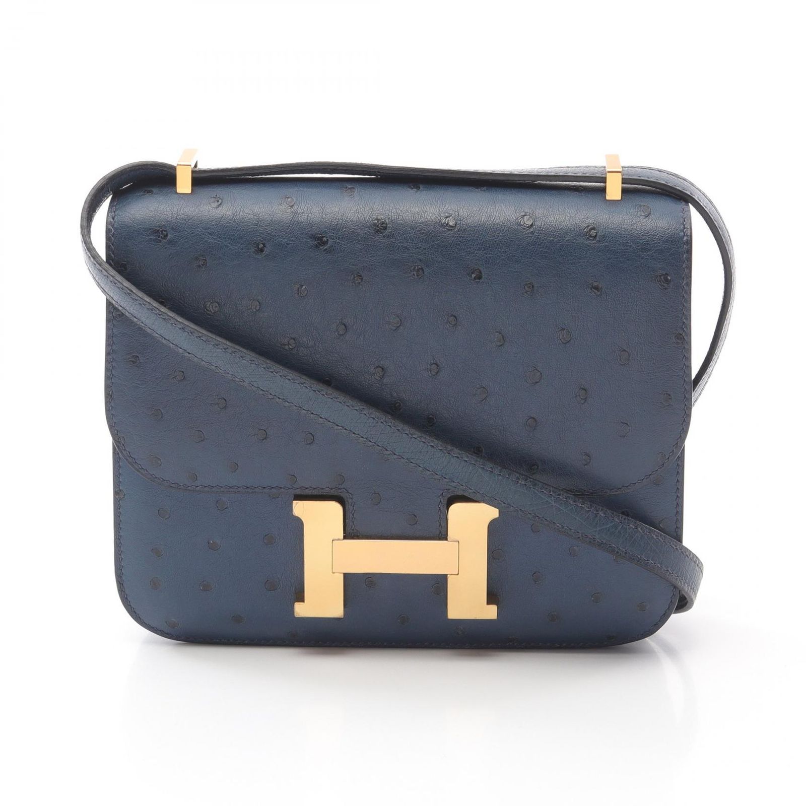 エルメス HERMES ショルダーバッグ コンスタンス3 ミニ ブルーロイ