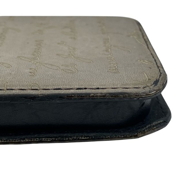 ベルルッティ Scritto Leather スクリットレザー iPhone 13 Pro ケース 手帳型 iPhoneケース スマホケース レザー Berluti メンズ 正規品 上品な印象 感あるデザイン CHRISTIANNAURATH_COM_BR
