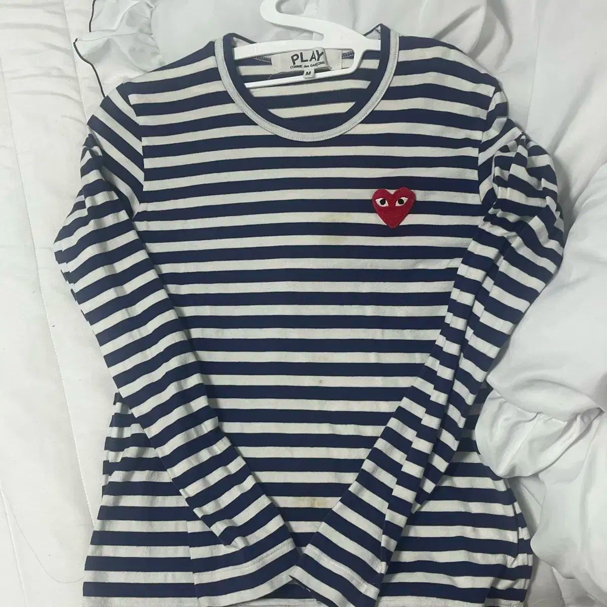 COMME des GARCONS コム デ ギャルソン ストライプ 長袖 長袖Tシャツ レディース m