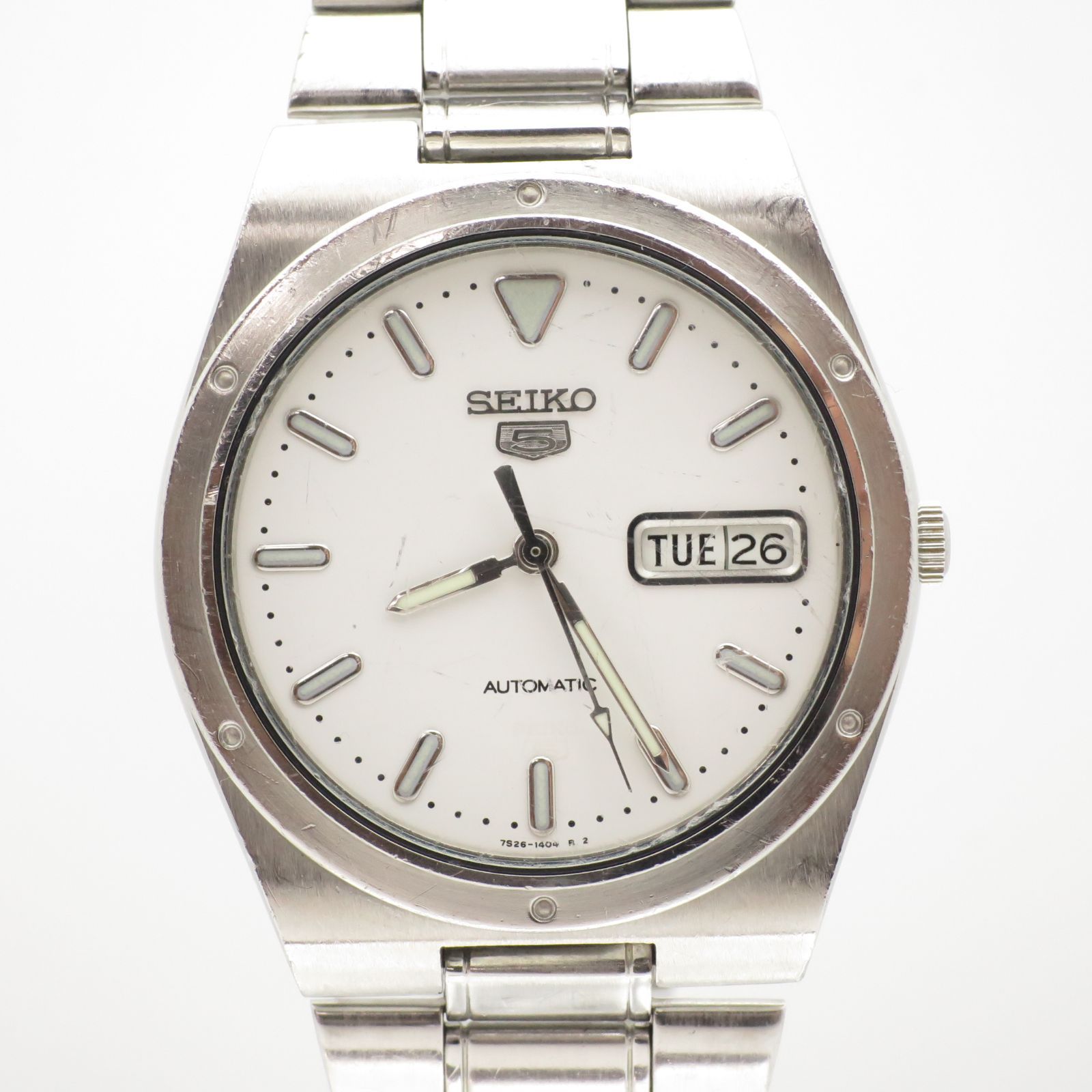 SEIKO5（セイコー5）デイデイト自動巻き腕時計【7S26-3100】 Seiko 5 SEIKO セイコー5 7S26 自動巻き 腕時計 メンズ : 王様