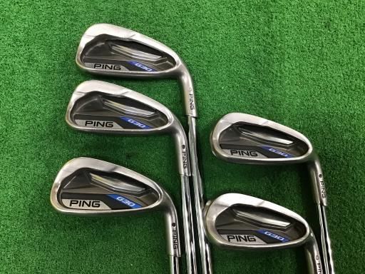 ピン G30 6S アイアンセット IR 純正特注シャフト フレックスS メンズ 男性用 右利き 右用 Cランク ゴルフクラブ