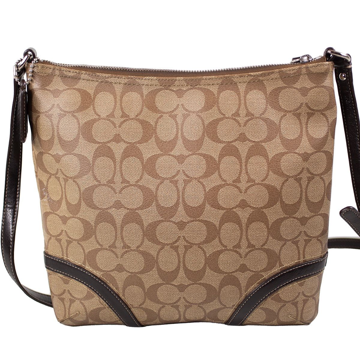 COACH】 コーチ ヘリテージ ペイトンシグネチャー ファイルバッグ 