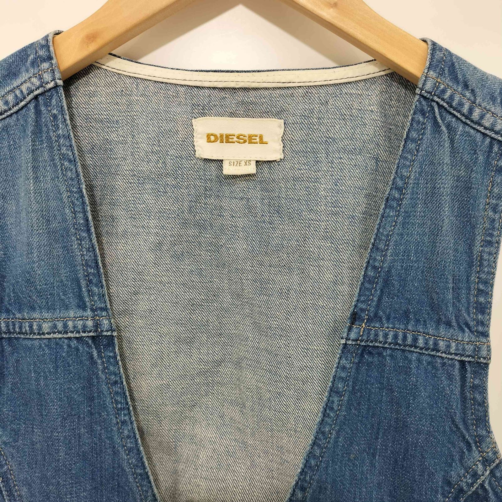 ディーゼル DIESEL デニムベスト レディース import：XS - メルカリ