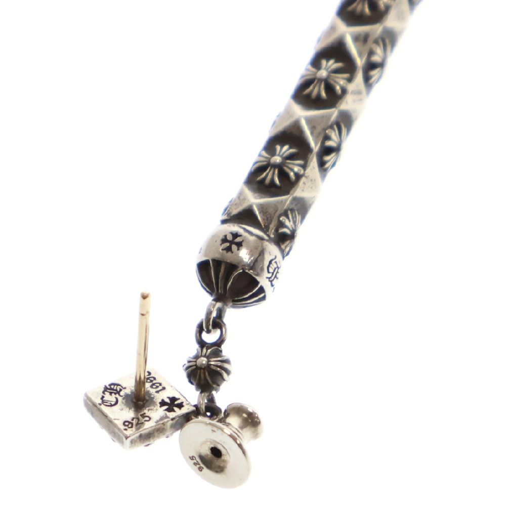 クロムハーツ　ダングルピラミッド ドロップピアス シルバー CHROME HEARTS (クロムハーツ) DANGLE PYRMD ダングルピラミッド