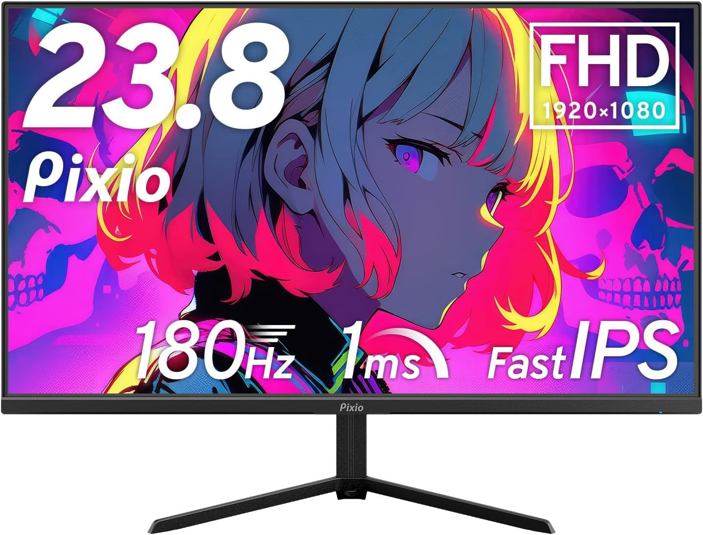 【ジャンク品】Pixio PX248 Prime Plus Black ゲーミングモニター 23.8インチ 180Hz ブラック