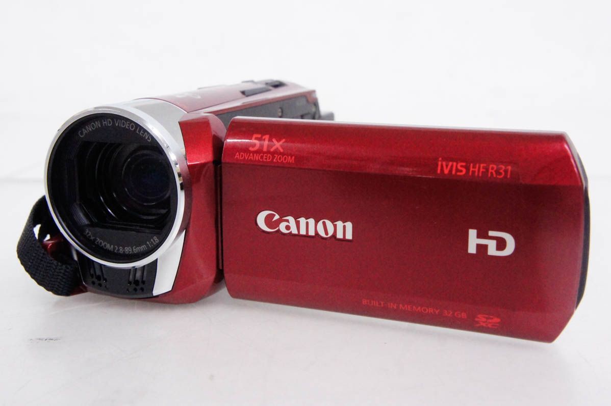 中古】Canonキャノン ハイビジョンデジタルビデオカメラ iVIS HF R31