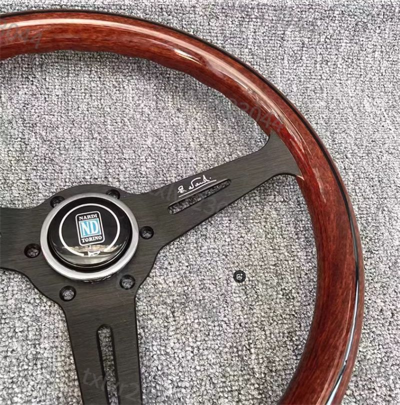 NARDI ナルディ ステアリング 車ハンドル350mm 14インチ ウッド