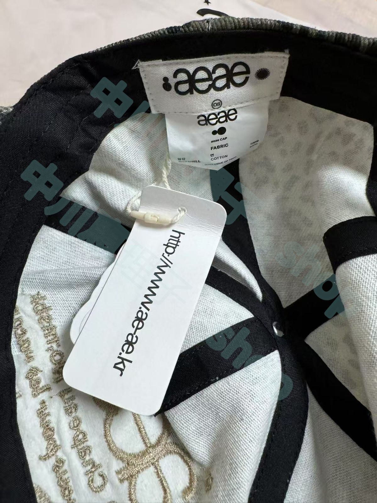 新品未使用 aeaeキャップ 迷彩 aeae 豹柄 韓国 ベースボール