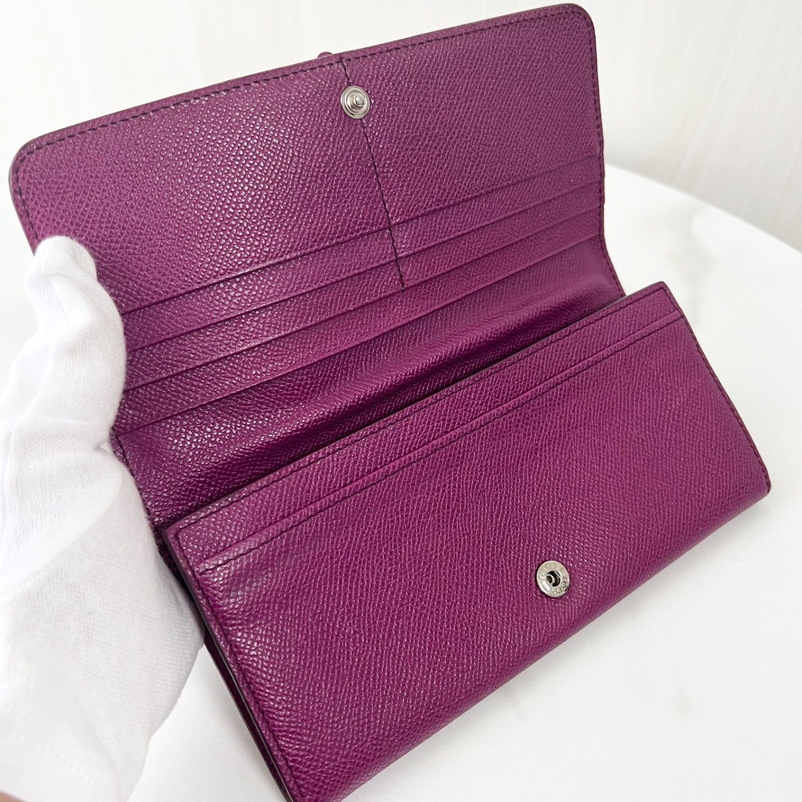 ⭐︎【新品、未使用品】TOD`S　トッズ　長財布　ピンク　パープル トッズ TODS TOD'S 財布 長財布 紫 パープル ピンクパープル