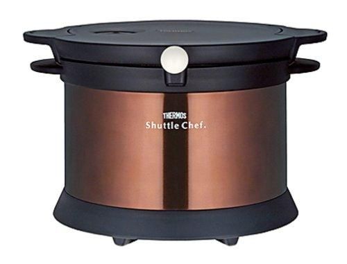 THERMOS 真空保温調理器 シャトルシェフ 2.6L クリアブラウン