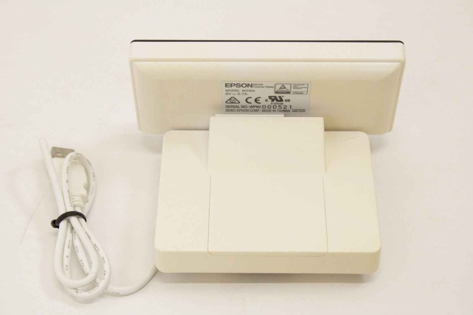 EPSON　カスタマーディスプレイDM-D30(M336A) Amazon | エプソン DM-D30 カスタマーディスプレイ ホワイト