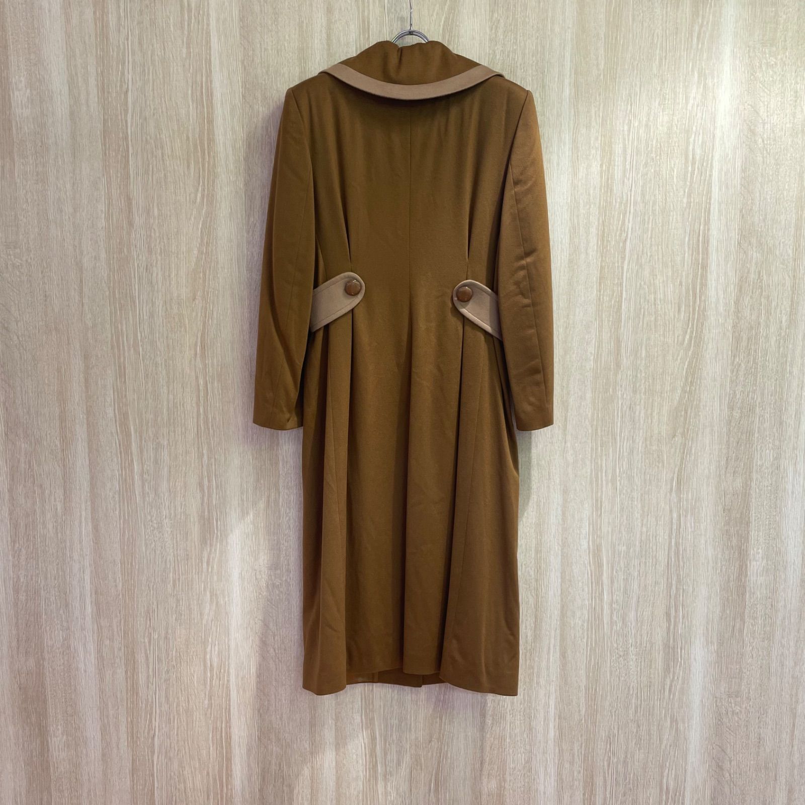 PIERO MASSA ピエロマッサ イタリア製 ステン ロングコート ブラウン カシミヤ G0031