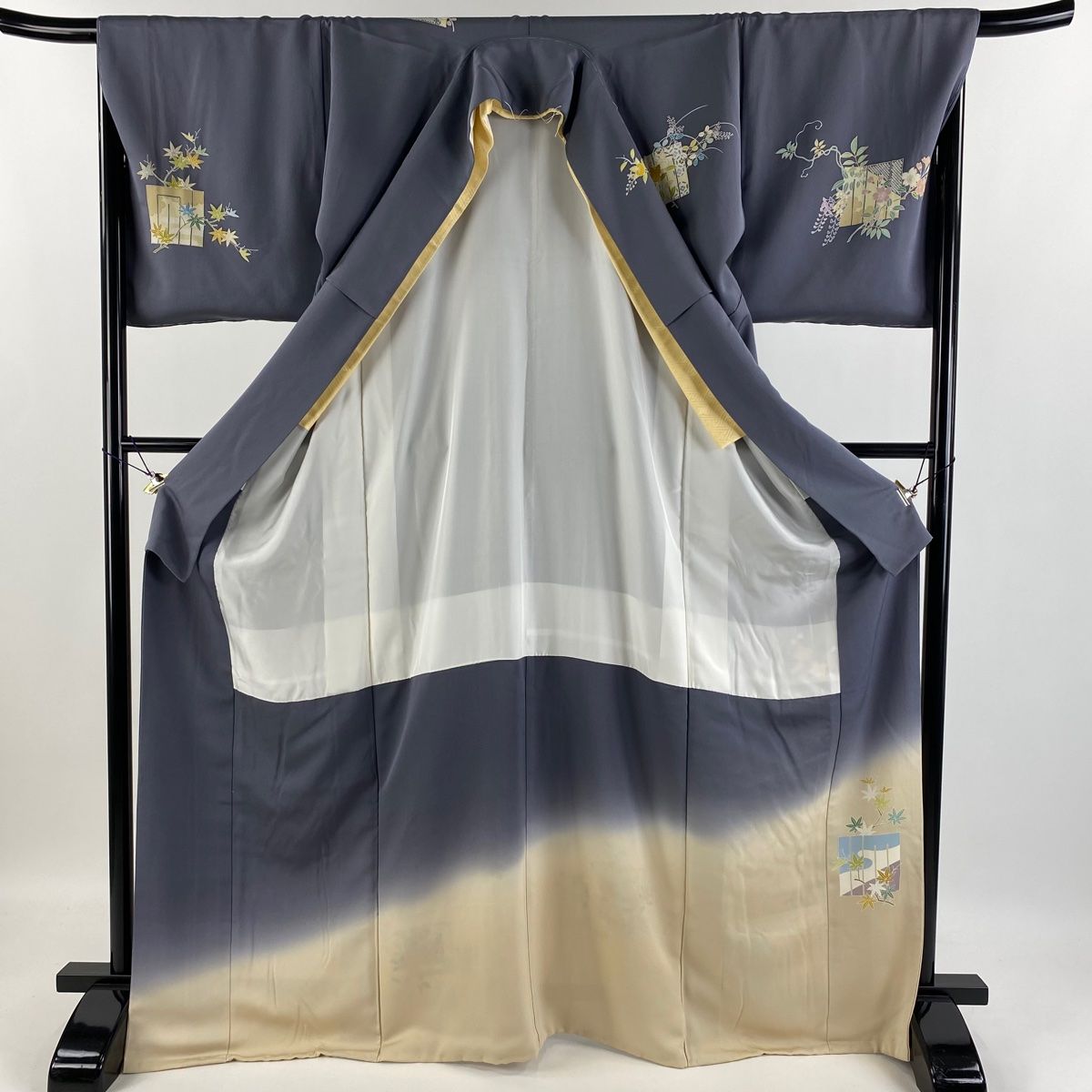 訪問着 桐谷翠山工房 美しい辻が花絞り K-5337