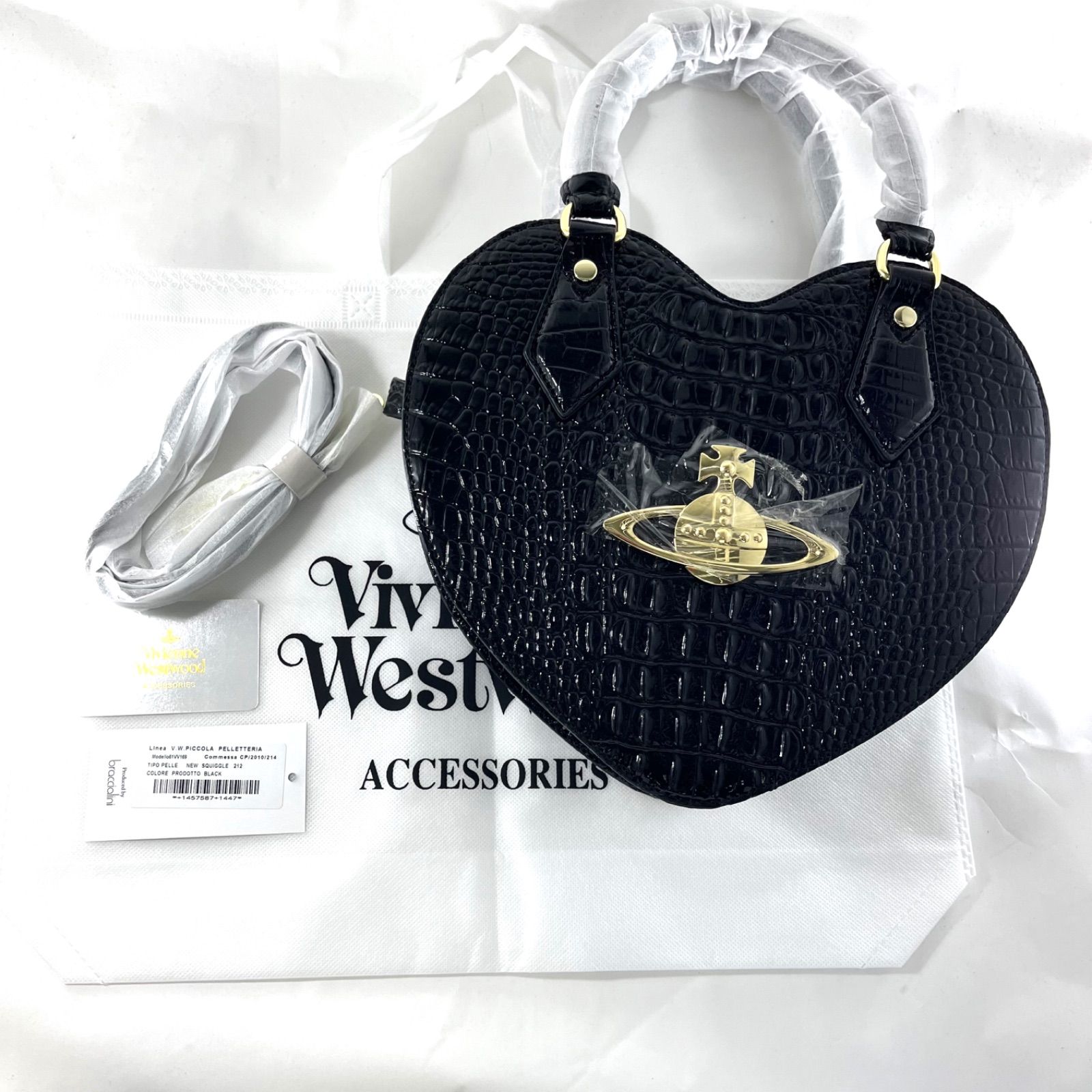 Vivienne Westwood ハート ハンドバッグ ショルダー 未使用品ATS