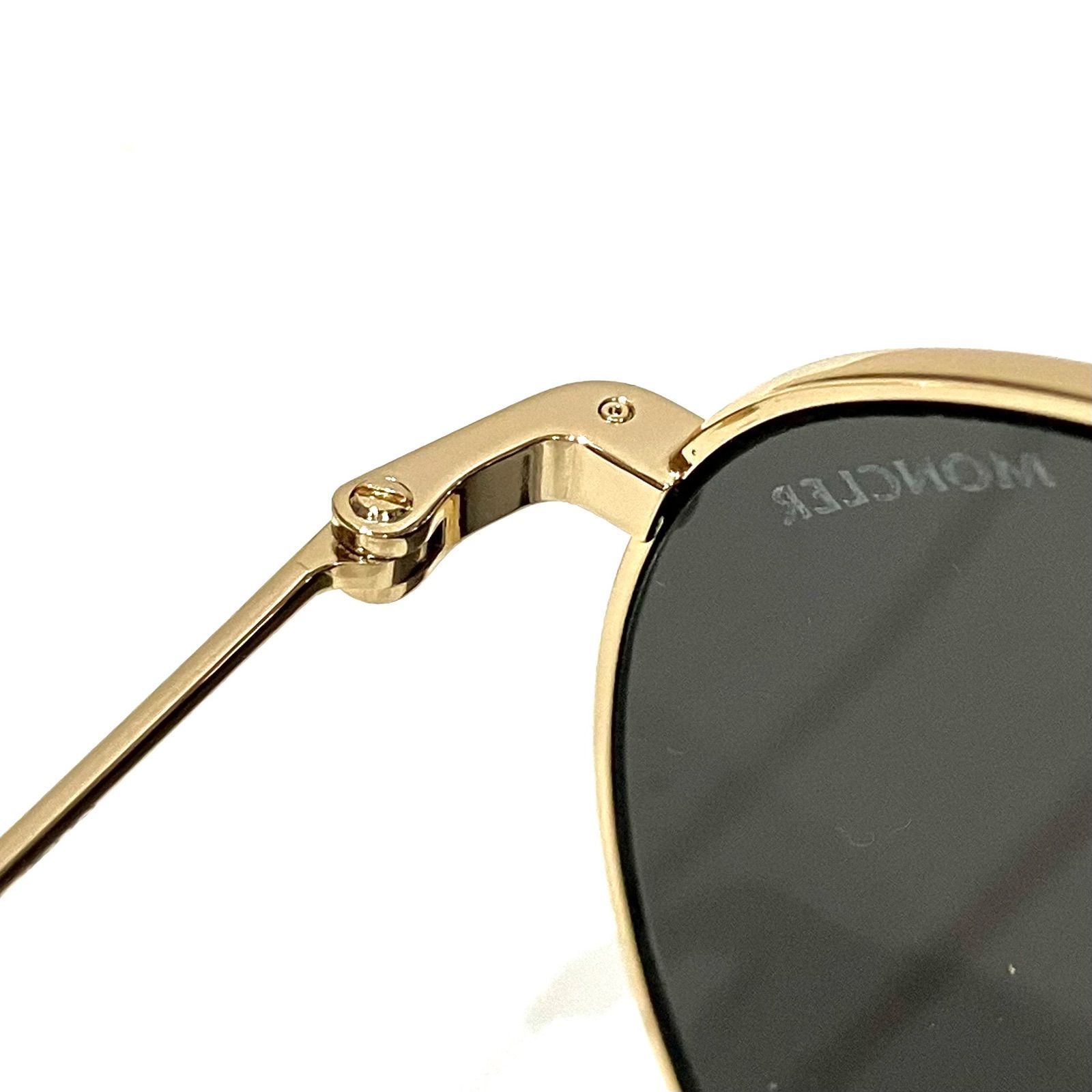 【極美品】モンクレール　サングラス 極美品】MONCLER モンクレール サングラス ボストン型 ミラーレンズ