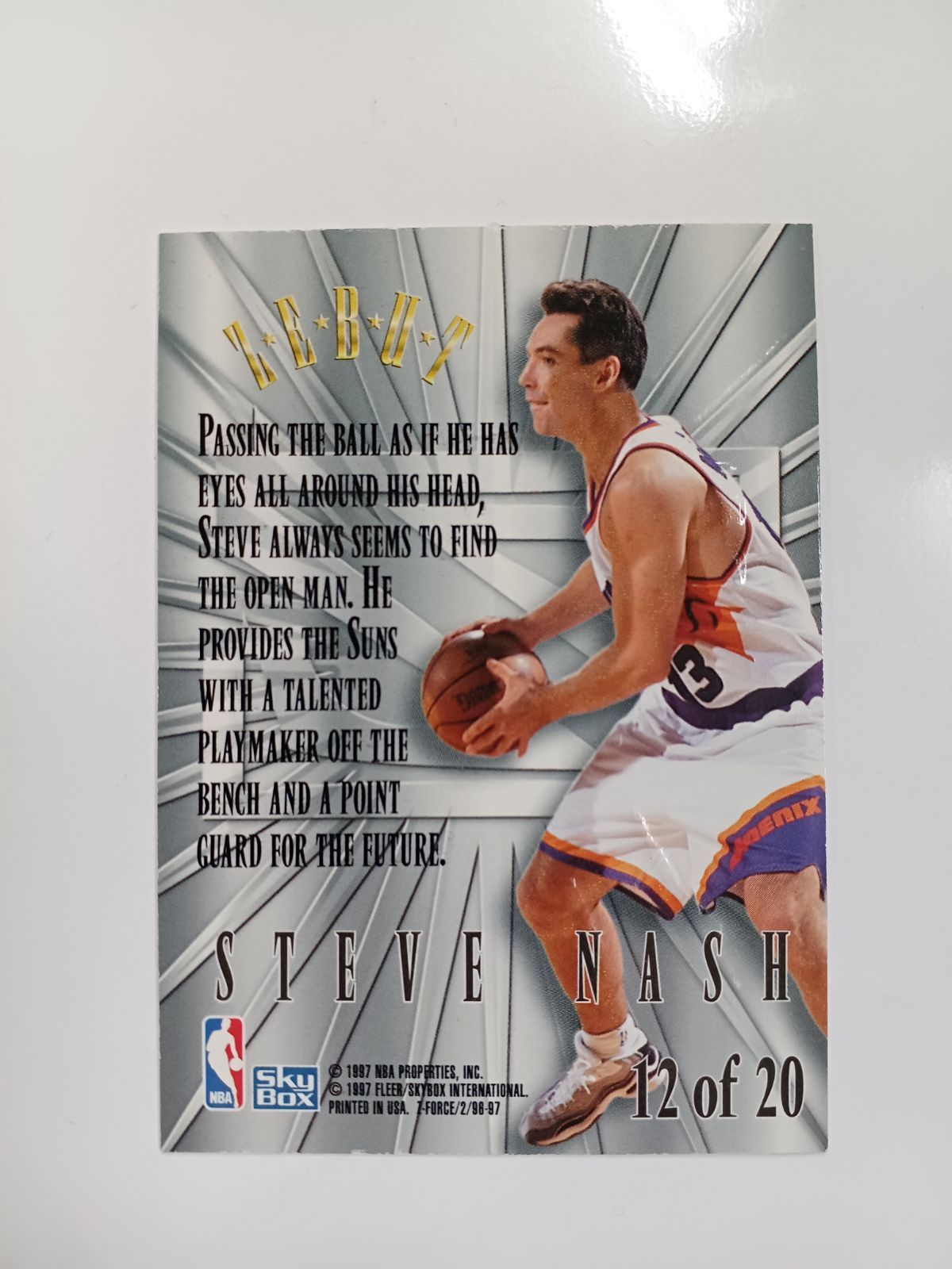 スティーブナッシュ NBAカード 1997 ルーキー SPX PSA9 【公式通販】