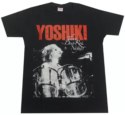 中古】Tシャツ(男性アイドル) YOSHIKI TシャツA ブラック L
