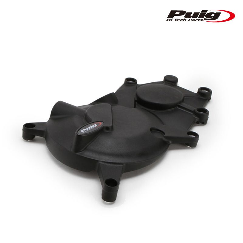 Puig 21894N ENGINE COVER TRACK FOR CHAMPIONSHIP [BLACK] Kawasaki