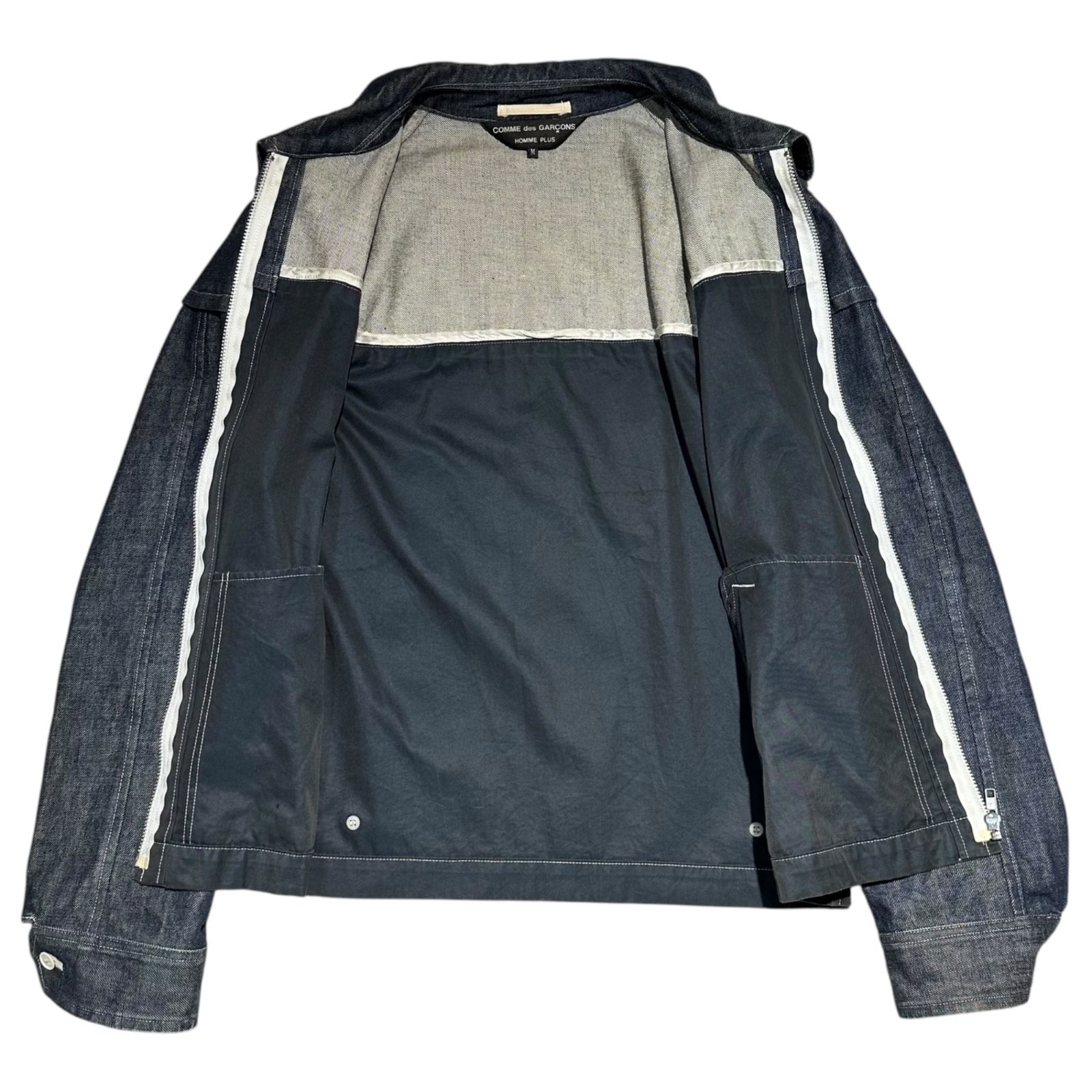 90s　希少品　AD1993　レーヨンジャケット　コムデギャルソンオムプリュス COMME des GARCONS HOMME PLUS(コムデギャルソンオムプリュス