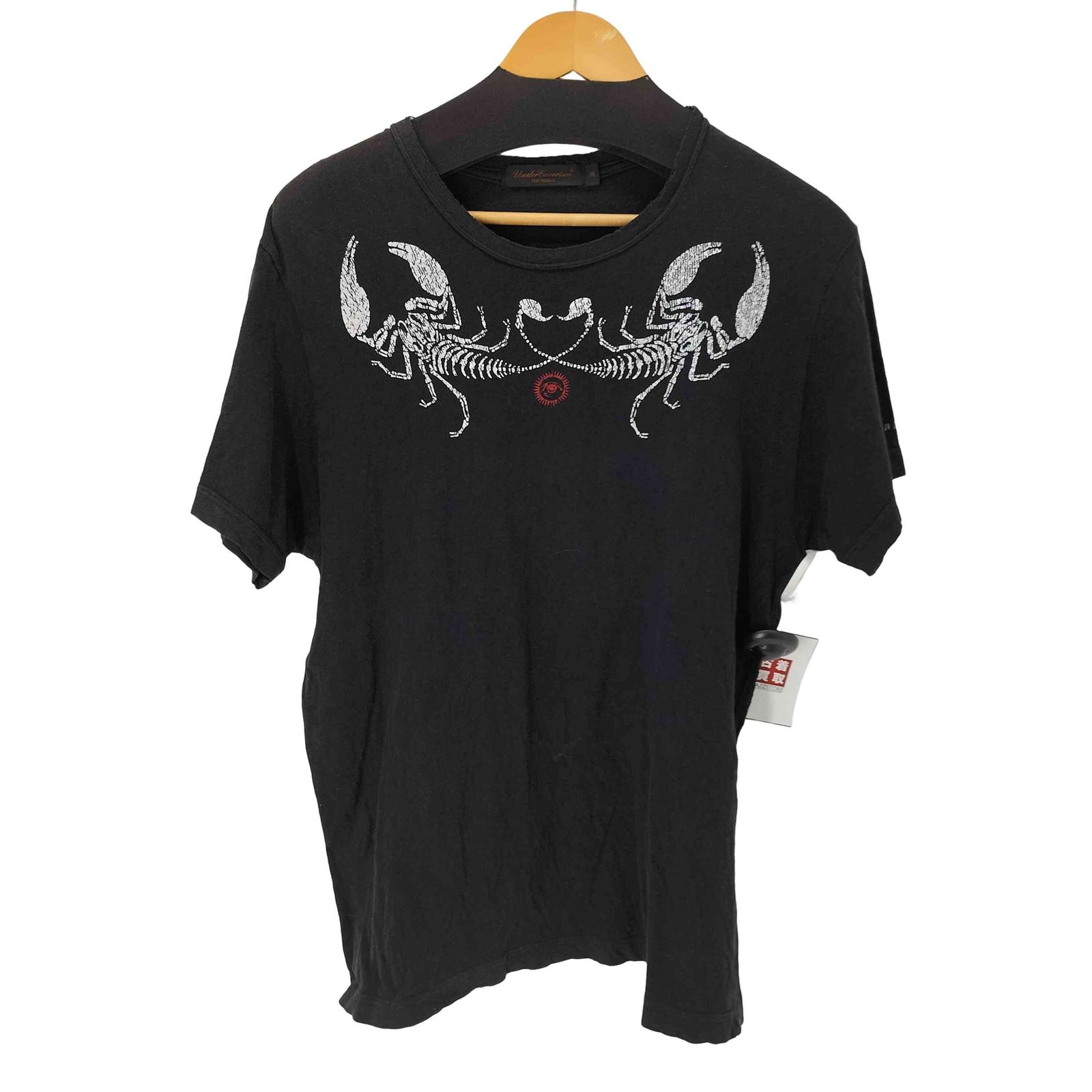 アンダーカバーイズム UNDERCOVERISM 04SS LANGUID期 サソリ S/S 両面プリントTシャツ メンズ JPN：M 