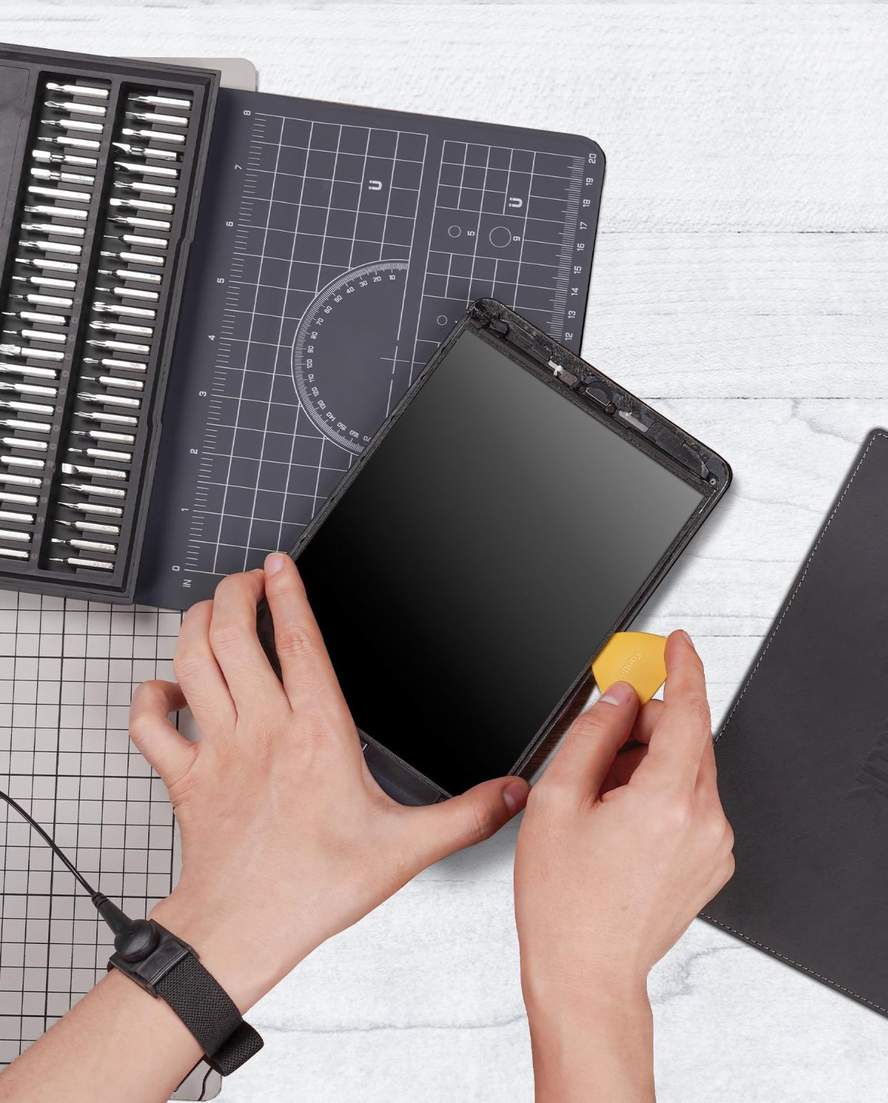 オールインワン ガジェット メンテナンス ゲーム機 メガネ スマホ 2段トルク 工具セット 64本磁気ビット 12種類 整備工具セット 精密機器修理作業台 電動精密ドライバーセット Workstation NEX E1 Fanttik