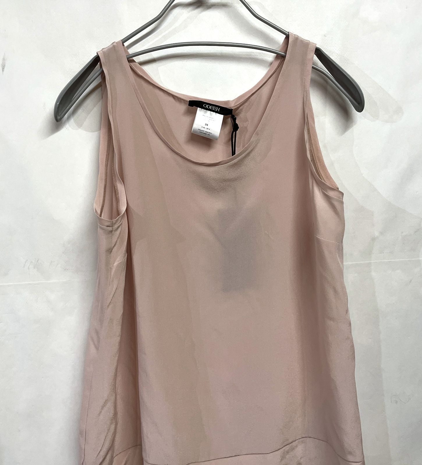 ドイツ製 ODEEH｜オデー シルク ノースリーブ ブラウス KWY ドリスヴァンノッテン