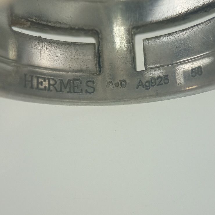 HERMES エルメス 指輪 ムーブアッシュ リング - シルバー Ag925