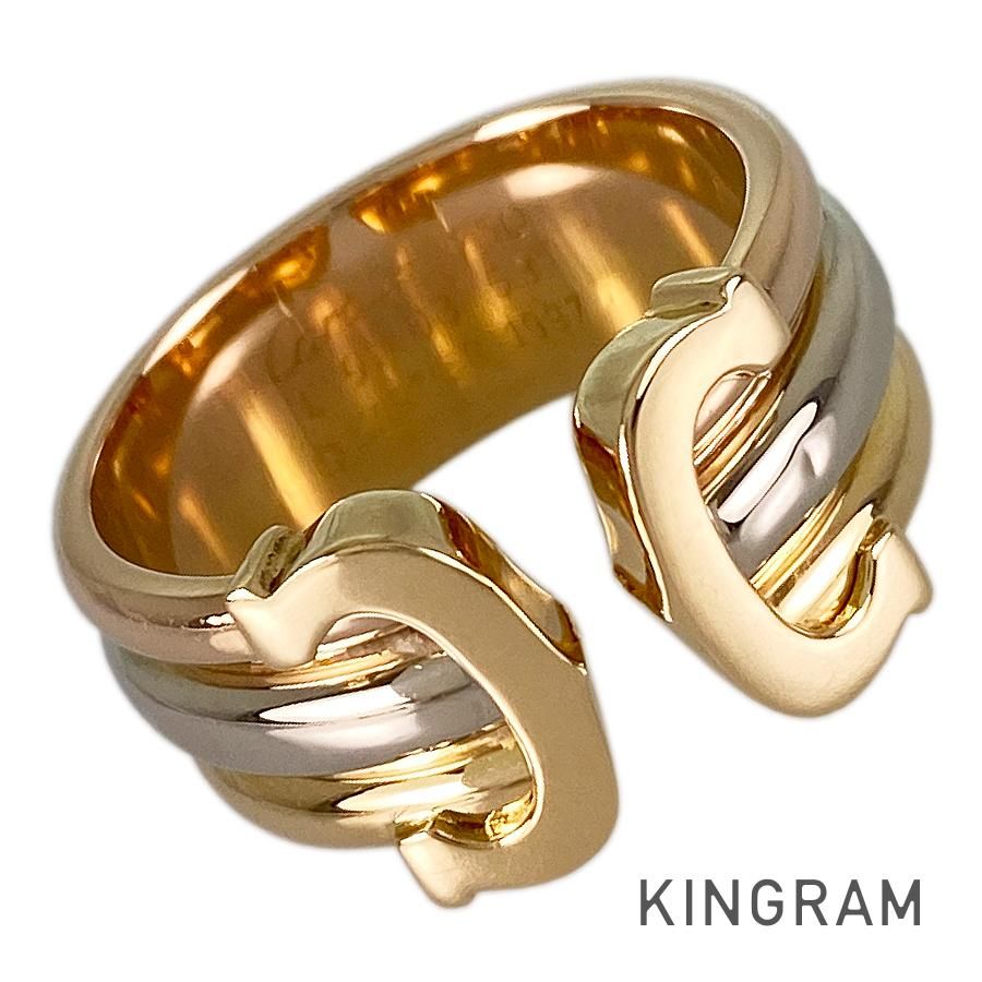 カルティエ CARTIER 2C K18YG 13号 53 リング ss
