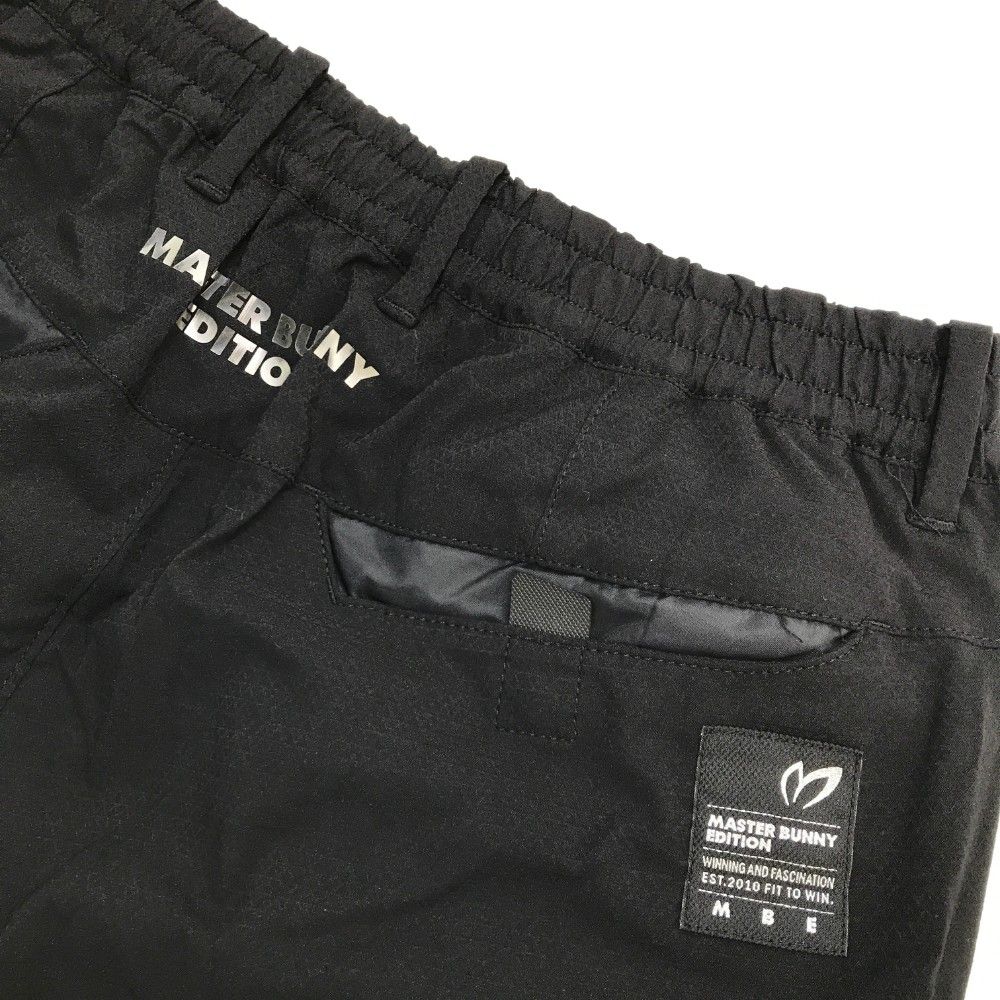 サイズ：4 MASTER BUNNY EDITION マスターバニーエディション 758-2131403 ストレッチパンツ  ブラック系 [240101453265] ゴルフウェア メンズ ストスト サイズ：4 MASTER BUNNY EDITION マスターバニーエディション 758