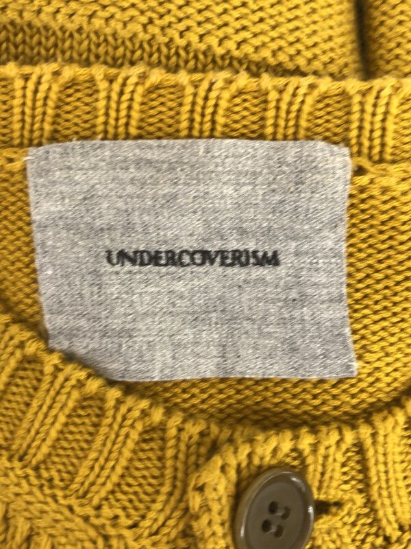 UNDERCOVERISM アンダーカバイズム 12AW コットンニットカーディガン 