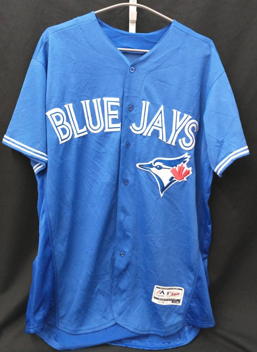 MAJESTIC TORONTO BLUE JAYS BASEBALL SHIRT マジェスティック トロント ブルージェイズ ベースボール シャツ 40 野球 MLB