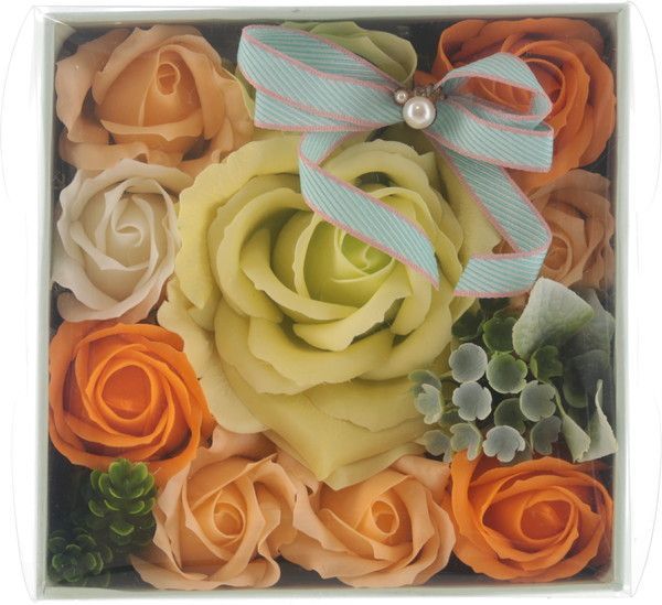 まとめ ３２１１＿プレミアローズボックス オレンジ ×20セット MARWIL-DEMENAGEMENTS_CH