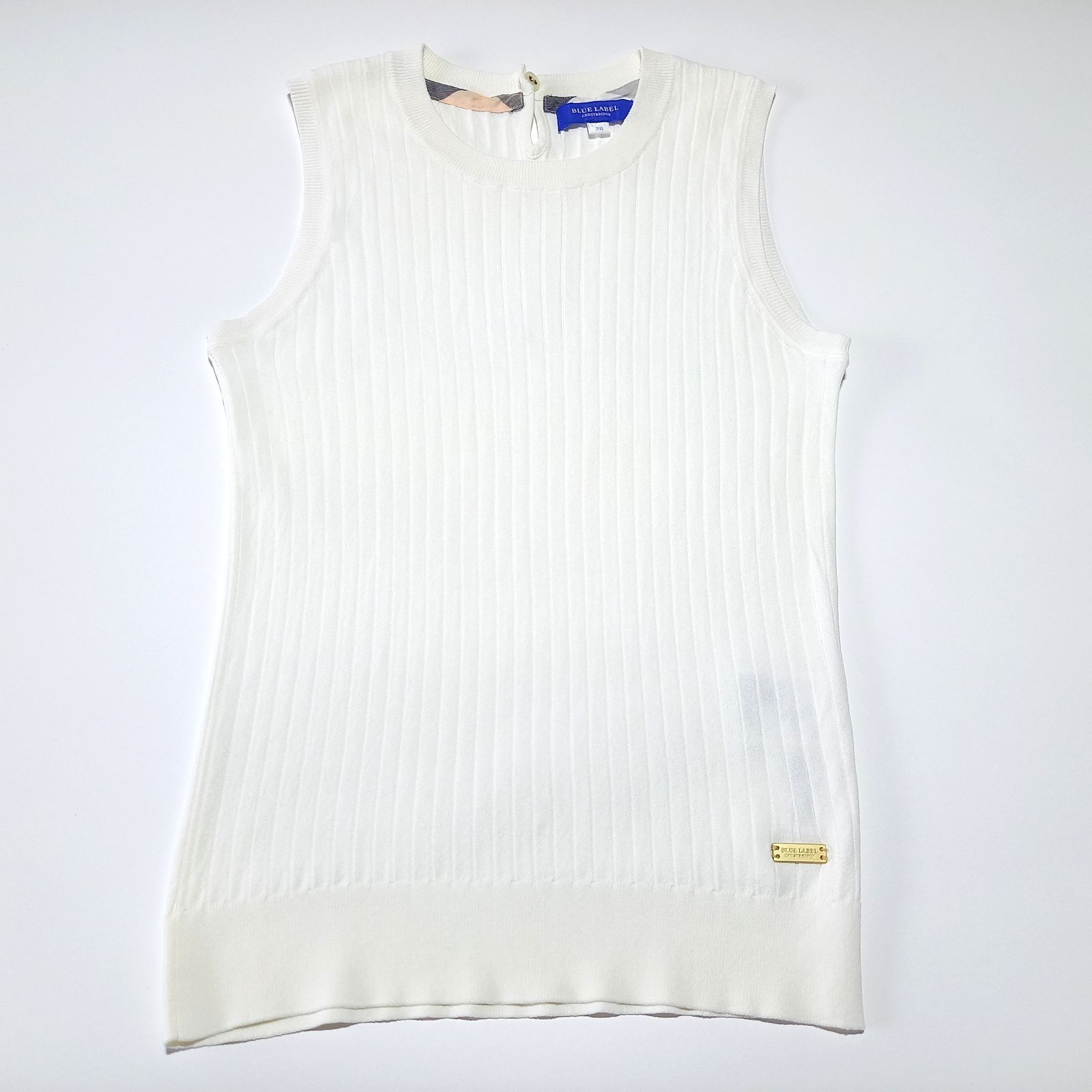 ゆ*ん様 BLUE label ブルーレーベル・クリストブリッジ　ノースリーブワ ブルーレーベル クレストブリッジ ノースリーブ カットソー