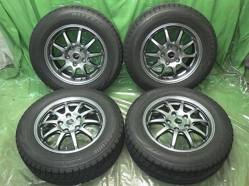 【中古】BRIDGESTONE スタッドレス  GSPEED 15インチ ブリヂストン ブリザックVRX