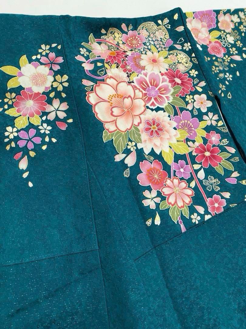 振袖 豪華 金彩 銀彩 銀通し身丈155cm 撥水加工済 小柄向き - メルカリ