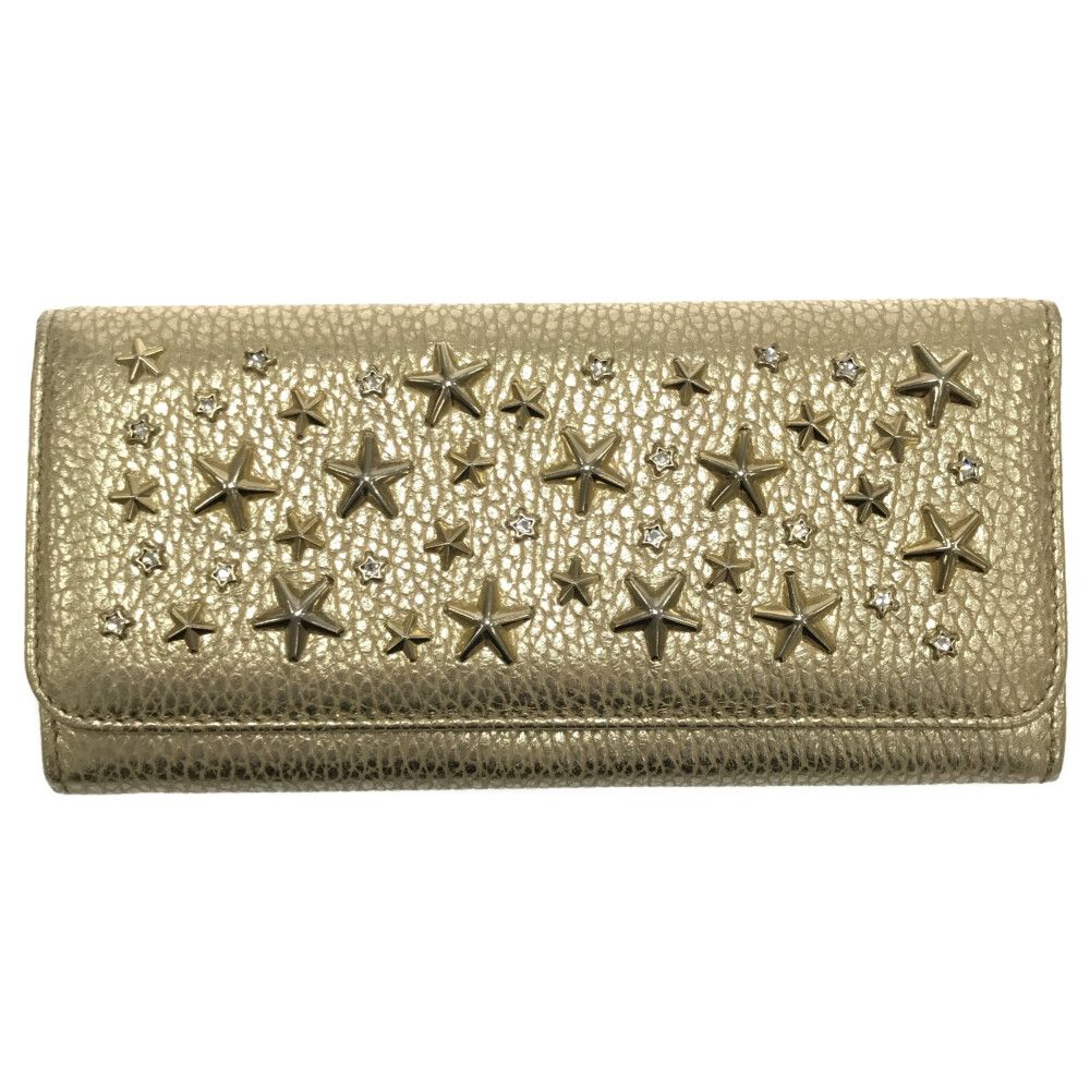 JIMMY CHOO ジミーチュウ 財布 長財布 2つ折り STAR STUDS-