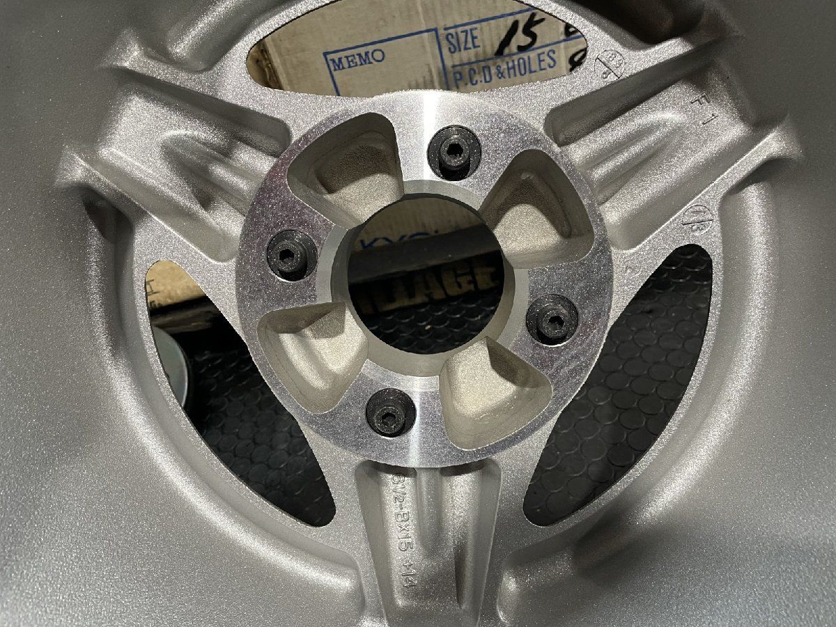 【新品 旧車ホイール 超希少】ハヤシレーシング ホーネット Rタイプ 15インチ 4本 6.5J4HPCD114.3+14 センターロック 当時物　(MHZ777) クレジットカード QRコード決済可能 新品 旧車ホイール 超希少】ハヤシレーシング ホーネット Rタイプ 15