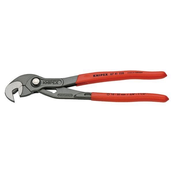 KNIPEX クニペックス マルチプルスリップジョイントスパナ 滑り止めプラスチックコーティング 全長250mm 8741-250