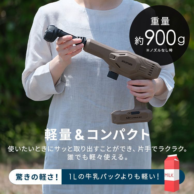 コメントなしで即購入可【新品未使用】アイリスオーヤマ高圧洗浄ハンディウォッシャー アイリスオーヤマ コードレス高圧洗浄機
