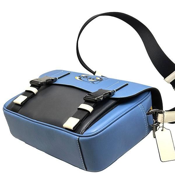セール中】COACH コーチバッグ CE550 QBV1V スカイブルー×ミッドナイト 