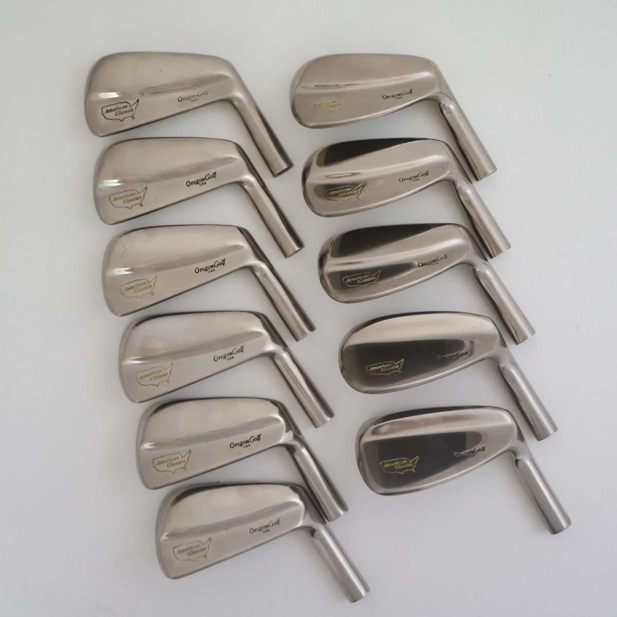 ●Oregon Golf American Classics アメリカンクラシックスアイアン ヘッド 11個セット ＃2～9 P P S S 81662◎