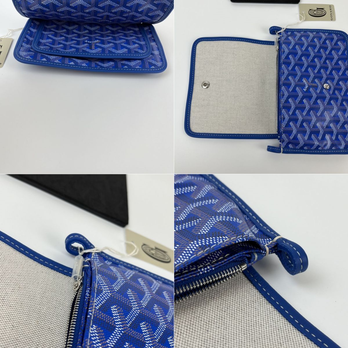 GOYARD　ゴヤール　プリュメ　ポーチウォレット　ショルダーバッグ　スカイブルー　レディース【新品未使用】Shoulderbag HIBUOCHI VINTAGE