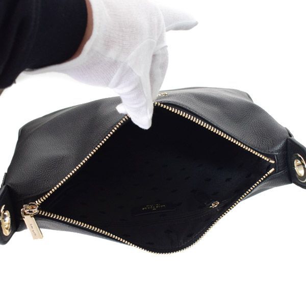 ケイトスペード バッグ katespade ぺブルレザー ロージー ポーチ付き