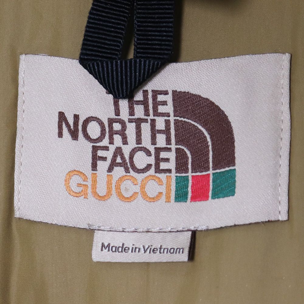 未使用 GUCCI × THE NORTH FACE 22SS ロゴ刺繍 2トーンダウンパーカー ...