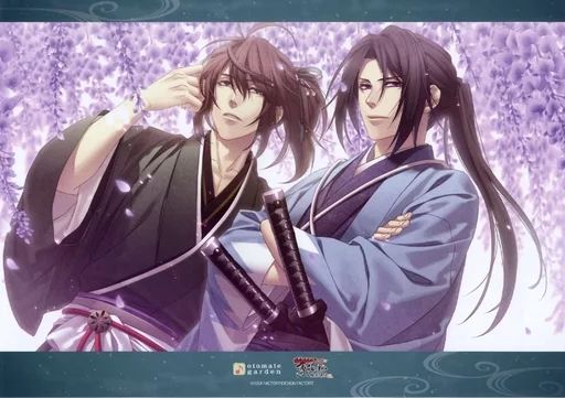 中古】食器 土方歳三＆伊庭八郎 A3ペーパーランチョンマット 「薄桜鬼 