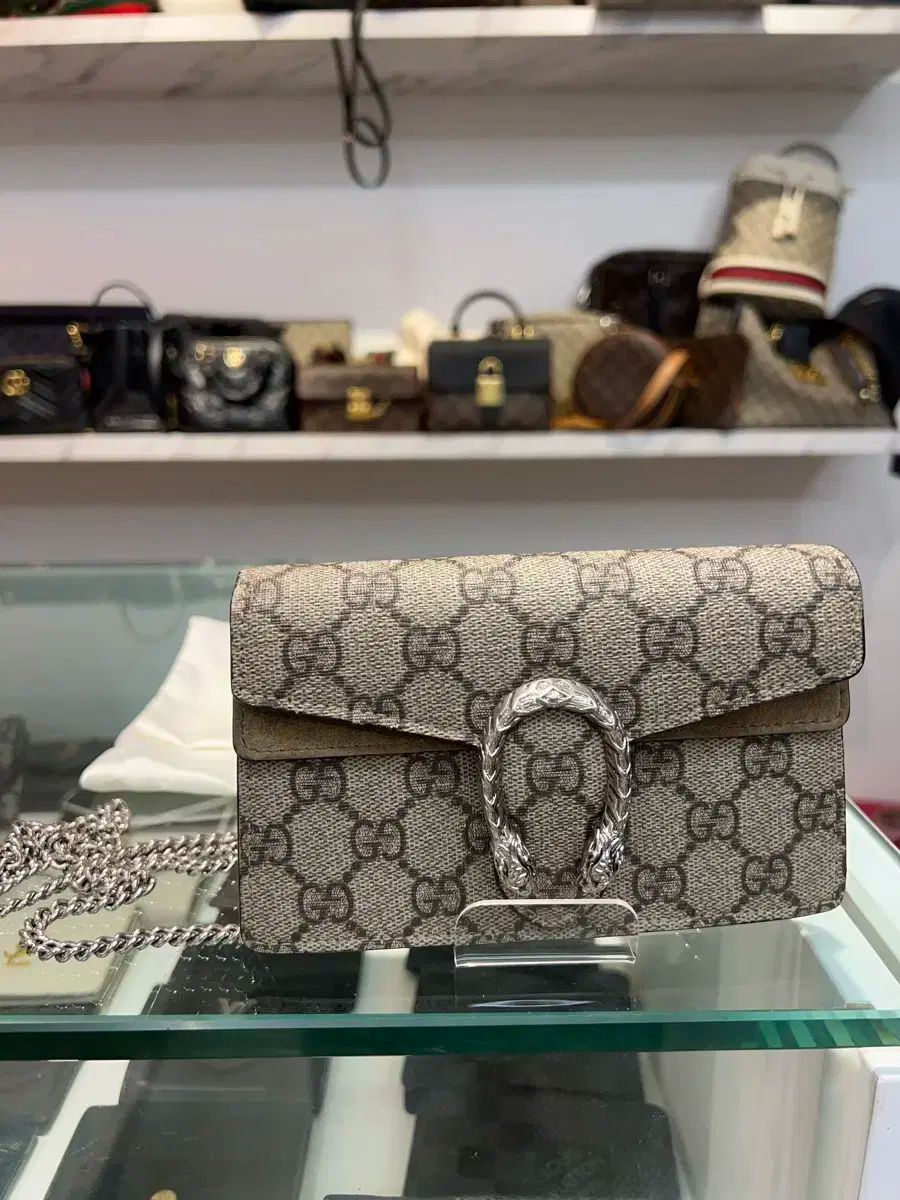 476432 GUCCI グッチ ディオニュソス GG Supreme シュプリーム スーパー ミニ チェーン ショルダー クロスバッグ