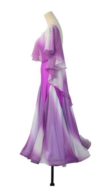 25年新作 新品未使用 オーダーメイド 社交ダンス衣装 ラテンワンピース